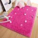 Modern Pink Textured Living Rug